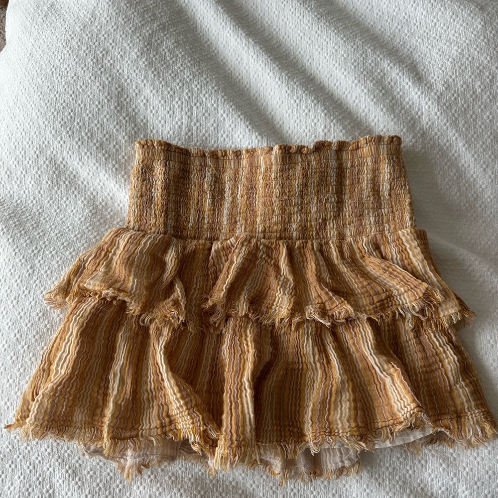 Aerie ruffle mini skirt
